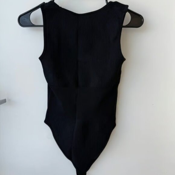 Bundle: Round Neck Hollow Chest Sexy Bodysuit | XS | Form-Fitting Stretch NWOT - Picture 5 of 12